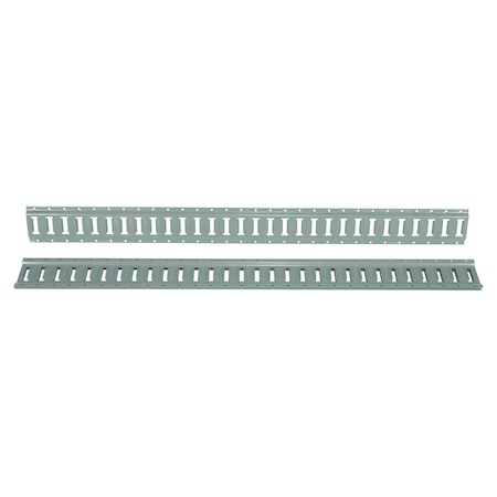 Vestil E-TRACK 5 FOOT GRAY, PK4 E-TRK-5-GY-4PK